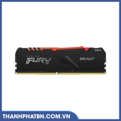 Ram Kingston FURY Beast RGB 8GB (1x8GB) DDR4 3200MHz