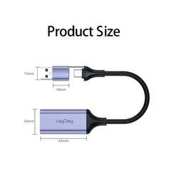 Bộ chuyển đổi VegGieg HDMI sang USB3.0/TypeC V-Z632