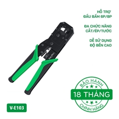 Kìm bấm mạng RJ45 Cat5 Cat6 Chuyên Dụng VegGieg V-E103