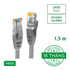 Dây Mạng VegGieg Bấm Sẵn 2 đầu RJ45 UTP CAT5 V-E512