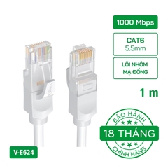 Dây Mạng VegGieg Bấm Sẵn 2 đầu RJ45 UTP CAT6 V-E624
