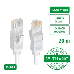 Dây Mạng VegGieg Bấm Sẵn 2 đầu RJ45 UTP CAT6 V-E624