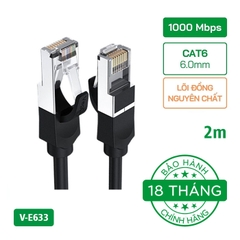 Dây Mạng VegGieg Bấm Sẵn 2 đầu RJ45 UTP CAT6 V-E633