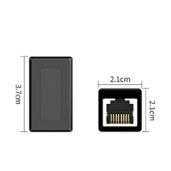 Đầu Nối Mạng RJ45 2 Đầu Âm VegGieg V-S112