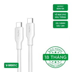 Cáp Sạc Nhanh VegGieg Type-C 60W V-M001C