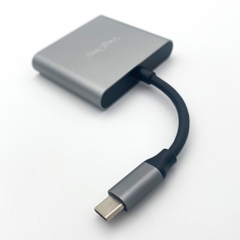 HUB chuyển đổi VegGieg 3 in 1 Type-c sang HDMI/USB3.0/PD V-TC03