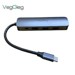 HUB chuyển đổi VegGieg Type-C 5 in 1 V-TC05R