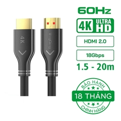 Cáp HDMI 2.0 VegGieg 4K60Hz V-H107 (dài 1,5m - 20m)