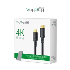 Cáp HDMI 2.0 VegGieg 4K60Hz V-H107 (dài 1,5m - 20m)