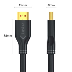 Cáp HDMI 2.0 VegGieg 4K60Hz V-H107 (dài 1,5m - 20m)
