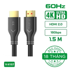 Cáp HDMI 2.0 VegGieg 4K60Hz V-H107 (dài 1,5m - 20m)