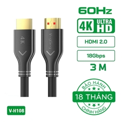 Cáp HDMI 2.0 VegGieg 4K60Hz V-H107 (dài 1,5m - 20m)