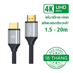 Cáp HDMI 2.0 VegGieg 4K60Hz V-H301 (dài 1,5m - 20m)