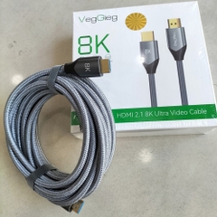 Cáp HDMI 2.1 VegGieg 4K144Hz/8K60Hz V-H402 (dài 1,5m - 5m)