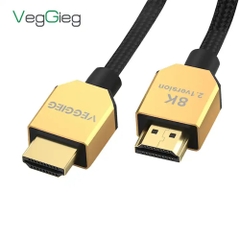 Cáp HDMI 2.1 VegGieg 4K144Hz/8K60Hz V-H503 (dài 1,5m - 5m)