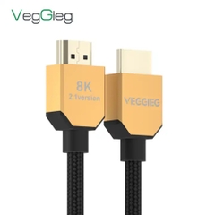 Cáp HDMI 2.1 VegGieg 4K144Hz/8K60Hz V-H503 (dài 1,5m - 5m)