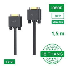 Cáp VGA 3+6 VegGieg V-V101 (dài 1,5 - 5m)