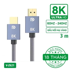 Cáp DisplayPort 1.4 VegGieg 8K@240Hz V-Z620 (dài 1,5 - 5m)