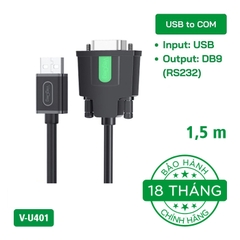 Cáp chuyển đổi VegGieg USB sang COM(RS232) V-U401