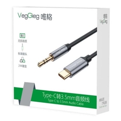 Cáp chuyển đổi VegGieg Type-C sang Audio DC 3.5mm V-A624