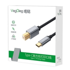 Cáp máy in Type-C VegGieg V-U404 dài 1,5m
