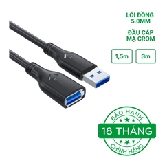 Cáp nối dài USB 3.0 VegGieg V-U315 (1,5 – 3m)