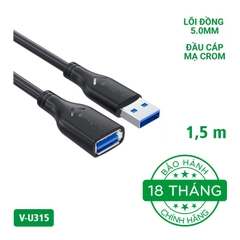 Cáp nối dài USB 3.0 VegGieg V-U315 (1,5 – 3m)