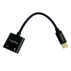 Bộ chuyển đổi Âm thanh VegGieg Type-C ra AUX 3.5 + MIC V-K105