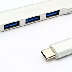 HUB USB VegGieg Type-C ra 4 Cổng USB 3.0 V-K303