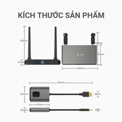 Bộ Thu Tín Hiệu HDMI-VGA Không Dây VegGieg V-Z5