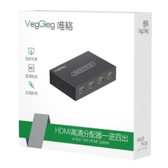 Bộ Chia HDMI 1 Ra 4 VegGieg V-HD07