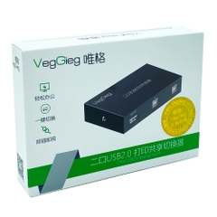 Bộ Chia Máy in VegGieg 1 ra 2 Bấm Công Tắc  V-F401