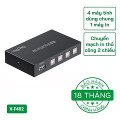 Bộ Chia Máy in VegGieg 1 ra 4 Bấm Công Tắc  V-F402
