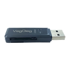 Đầu đọc thẻ USB2.0 sang SD+TF VegGieg V-C202