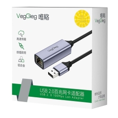 Cáp Chuyển USB 2.0 sang LAN VegGieg V-K307