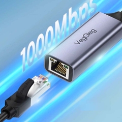 Cáp Chuyển Type-C 3.0 sang LAN VegGieg V-K308