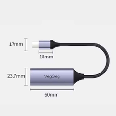 Cáp Chuyển Type-C 3.0 sang LAN VegGieg V-K308