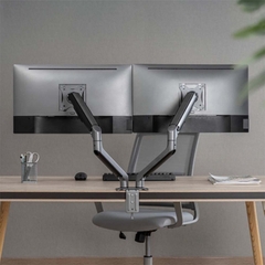 GIÁ TREO MÀN HÌNH MÁY TÍNH HUMAN MOTION T6PRO-2 - BLK - MÀU ĐEN (17 INCH - 32 INCH)