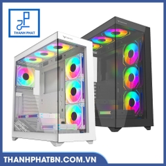 Vỏ case Centaur CT-Nova (Mid Tower/Màu TRẮNG/ĐEN) - No Fan