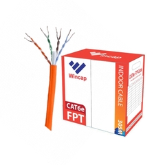 Cáp mạng WINCAP CAT6E FTP lõi đồng 23AWG