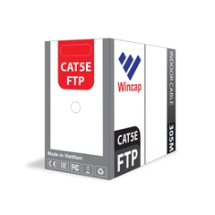 Cáp mạng WINCAP CAT5E FTP LÕI ĐỒNG 24AWG