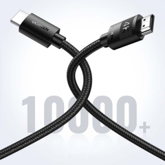 Cáp HDMI 2.0 bện nylon dài 1m 4K@60Hz Ugreen 30999