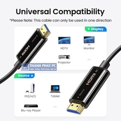 Cáp HDMI 2.1 Sợi quang 40m 8K/60Hz Ugreen 50400