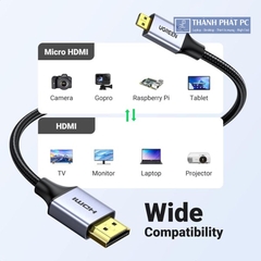 Cáp chuyển đổi Micro HDMI to HDMI dài 1m  4K60Hz Ugreen 10550