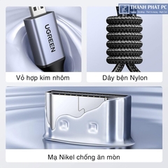 Cáp chuyển đổi Micro HDMI to HDMI 8K60Hz dài 2m Ugreen 15517