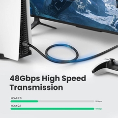 Cáp HDMI 2.1 dài 2m 8K60Hz 48Gbps Ugreen 40180