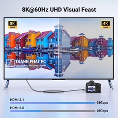 Cáp chuyển đổi Mini HDMI to HDMI dài 2m  8K60Hz Ugreen 15515