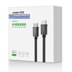 Cáp HDMI 2.1 Cao cấp dài 1,5m 8K60Hz Ugreen 70320