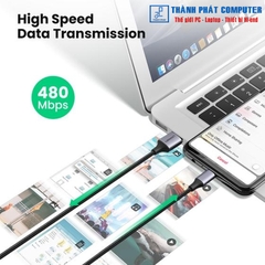 Cáp USB to Micro USB dài 1.5m bọc dù Ugreen 60147