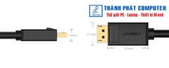 Cáp Displayport chuẩn 1.2 dài 3m 4K60Hz Ugreen 10212